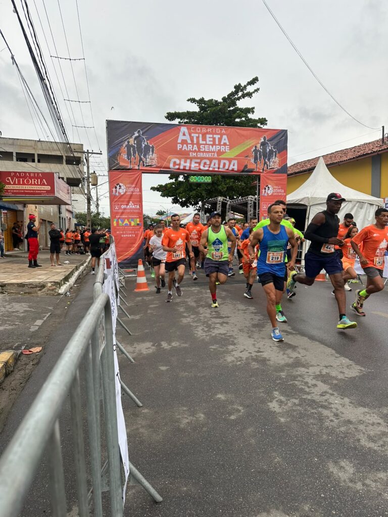 Corrida Atleta para Sempre em Gravatá/PE
